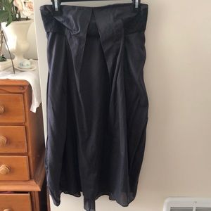 Vanessa Bruno gray/purple strapless dress